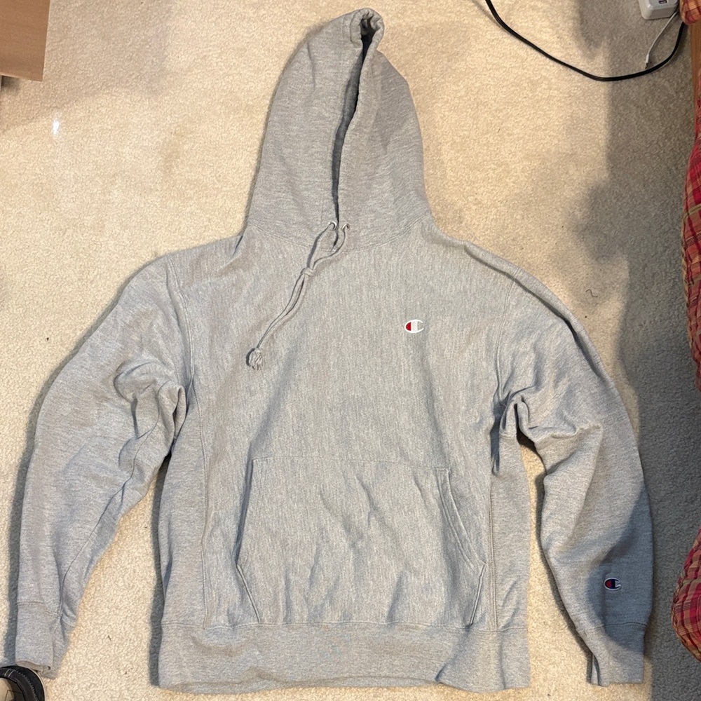 Champion Light Gray Men's Hoodie